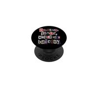 Heart Says Floor Wallet Says Balcony Music Concert PopSockets PopGrip Adhésif