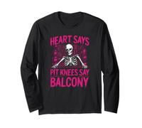 Heart Says Pit Knees Say Balcon Manche Longue
