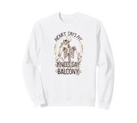 Heart Says Pit Knees Say Balcon Sweatshirt