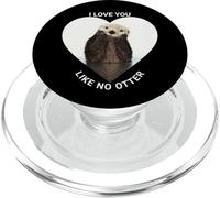 Heart Seaotter Je t'aime comme Aucune Loutre PopSockets PopGrip pour MagSafe