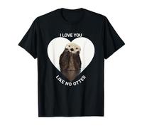 Heart Seaotter Je t'aime comme Aucune Loutre T-Shirt