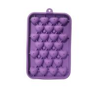 Heart Shape Ice Molds - Silicone Freezer Maker, Flexible Reusable with Easy Release, Cocktail Mold with Whiskey Coffee, Food Grade for Chocolate Candy, Ice Molds for Kitchen Camping