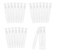 Heart Shaped Bubble Bottles - Wedding Bubbles, Prefilled Heart Bubble Wands, Party Favours Supplies | for Guests Love Test Tube Favors Weddings Valentine's Day Table Decorations, 24*PCs