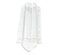 Heart Shaped Cucumber Mold, Reusable Vegetable Growing Tool | Durable plastic material with high transparency designed for professional farms, fits for garden A