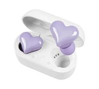 Heart Shaped Earbuds | Wireless Noise Cancelling In-Ear Game Headset With LED Touch Control | 8H Playtime Waterproof | Stereo Sound Bluetooths 5.3 Headphones For Girls Friends Valentine's Day Gift