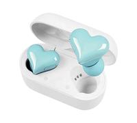 Heart Shaped Earbuds | Wireless Noise Cancelling In-Ear Game Headset With LED Touch Control | 8H Playtime Waterproof | Stereo Sound Bluetooths 5.3 Headphones For Girls Friends Valentine's Day Gift