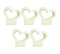 Heart Shaped Flower, Bag 5 Pack Waterproof Foldable, Bouquet Holder Portable, with Floral Gift Bags for Roses and Bouquets Design, Decorative Flower Wrapping for Valentines Wedding Party Use