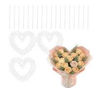 Heart Shaped Flower Grid - DIY Floral Insert, Bouquet Arrangement Function, Flower Frog with Flexible Design, Floral Accessory with Universal Fit, Flowers Grid, Easy Vase Decoration Use for Wedding