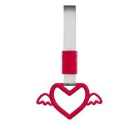 Heart Shaped Hand Straps for Car - Automotive Interior Handle for Subway Bus SUV, Stylish Ornament | Decorative Grip for Sedan Vehicle Business, Train Passenger Safety Holder, Car Accessory for