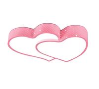 Heart Shaped LED Light Semi Flush Mount Lamp Close to Ceiling Chandelier for Boyu2018s Girlu2018s Childrenu2018s Bedroom Kindergarten Living Room