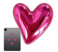 Heart-Shaped Magnetic, Cute Decorative Fridge, 0.79x0.79 inch Mini Magnetic Ornament with Strong Hold Design, Stylish Kitchen Fridge Decor, Compact Home Office Whiteboard Accessory
