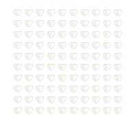 Heart Shaped Paper Clips 100Pcs | Sturdy Iron Material for Extended Use | Decorative Paperclips for Office/School/Home | Present with Transparent Storage Box (Gold)