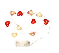 Heart Shaped String Lights,Valentine Decorative | Heart Shape Valentines String Ligghts Decoration, for Home Room Gathering Wedding