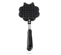 Heart Shaped Waffle Maker, Non Stick Mini Waffle Mold for Gas Stovetop | Stovetop Waffle Maker, Waffle Maker Heart Shape Non Electric Manual Waffle for Camping Rv Travel and Home Kitchen