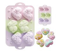 Heart Silicone Mold, Food Grade Chocolate Mold, Embossed Design, Flexible Baking Tool, Non Stick Tray, Ideal for Valentine’s Day, Cake Decorating, Jelly Making, Soap Crafting, Home, Kitchen, Party