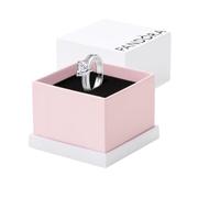 Heart Sterling Silver Ring with Clear Cubic Zirconia
