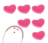 Heart Tennis Dampener - Heart-Shaped Vibration Stopper, Flexible String, Lightweight Tennis Accessory | Performance Dampener for Training Competition Match Play Equipment
