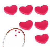 Heart Tennis Dampener - Heart-Shaped Vibration Stopper, Flexible String, Lightweight Tennis Accessory | Performance Dampener for Training Competition Match Play Equipment