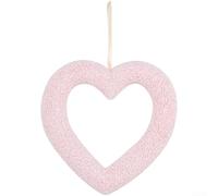 Heart Wreath Red Gold Pink White Foam Decor 30cm(C)