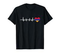 Heartbeat Arménie | Drapeau cœur Arménie | Arménie patriotique T-Shirt
