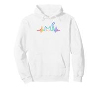 Heartbeat Cat - Amoureux des Chats Sweat à Capuche