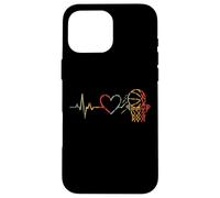 Heartbeat de Basket-Ball pour Hommes et garçons Coque pour iPhone 16 Pro Max