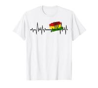 Heartbeat Djembé Chemise Reggae Drummer Djembé T-Shirt
