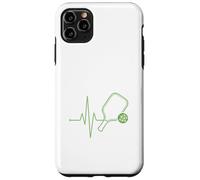 Heartbeat Line Balle de Padel pour Amateurs de Pickleball Coque pour iPhone 11 Pro Max