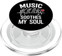 Heartbeat Music Band Soul Retro Rock Studio Sound PopSockets PopGrip pour MagSafe