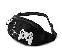 Heartbeat of A Gamer Fanny Pack pour Femmes Hommes Mode Sac de Taille Hip Bum Bag avec Ceinture réglable pour Les Voyages en Plein air Sports Cyclisme Course à Pied