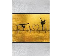 Heartbeat of a Gymnast (Gymnastics): Blank 120 Page Lined Journal/Notebook/Poetry/Lyric Book
