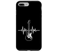 Heartbeat Pulse Guitare électrique Rock Music Line Coque pour iPhone 7 Plus/8 Plus