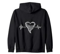 Heartbeat Tornado Love Storm Passion Sweat à Capuche