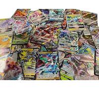 Heartforcards Lot de 10 cartes aléatoires Pokémon V/Ex/Gx (anglais) - Différents motifs + protection d'expédition Heartforcards