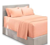 Hearth & Harbor Parure de lit 6 pièces avec Poche très Profonde, Convient aux Matelas de 45 à 61 cm de Profondeur, très Grand lit californien, pêche