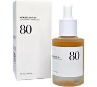 Heartleaf Ampoule Soothing 80% 30 Ml - Sérum Apaisant Pour Les Peaux Sensibles Et Irritées, Hydratant Et Apaisant La Peau, K-Beauty Made In Corée