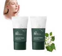Heartleaf Houttuynia Cordata Silky Korean Moisturizing Spf 50+ Sun Cream, Heartleaf Silky Moisture Sun Cream, Crème Solaire Hydratante Soyeuse Heartleaf, Crème Solaire Houttuynia Cordata (2PC)
