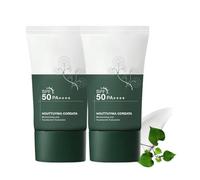 Heartleaf Houttuynia Cordata Silky Korean Moisturizing Spf 50+ Sun Cream,Moisture Sun Cream,Crème Solaire Hydratante Soyeuse Heartleaf,Korean Makeup,Creme Solaire Corps Spf 50,Korean Sunscreen (2)