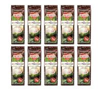 HEARTS Cappuccino Irish Cream Lot de 10 boîtes de 1 kg - Savourez selon la tradition irlandaise - Emballage de conservation - Facilement soluble, poudre de café instantanée - Suffisant pour 800 tasses