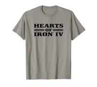 Hearts of Iron IV logo black Strategy Game T-Shirt
