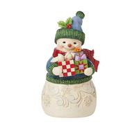 Heartwood Cr y Jim Shore Figurine Bonhomme de Neige avec Cadeaux