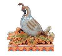Heartwood Creek Figurine de caille sur Feuilles de Jim Shore