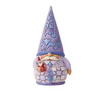 Heartwood Creek Jim Shore 6009583 Nain de Jardin avec Père Noël Violet