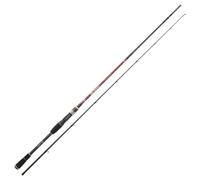 Hearty Rise Canne à pêche Red Shadow Crankbait Cast - 2,13 m - 4-25 g - Canne à pêche pour leurres durs - Canne à pêche pour wobblers