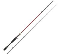 Hearty Rise Red Shadow Cast Canne à baïtcaster pour pêche au sandre, canne à sandre, canne à pêche en caoutchouc, canne à pêche prédateur 2,23 m 9-46 g