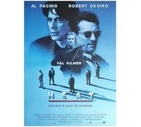HEAT Affiche Cinéma Originale (Format 54x40 cm Roulée) film 1995 Michael Mann Robert De Niro Al Pacino