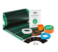 Heat Decor | Film chauffant infrarouge | Chauffage par le sol | Modèle HD-G | Puissance 80 W/m² | Largeur 50 cm | Kit à monter soi-même | Surface 3m²
