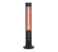 Radiateur infrarouge - blumfeldt Heat Guru Plus - Radiateur d'extérieur - 1200W - Télécommande - Noir G