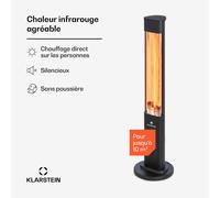 Heat Guru Plus In & Out radiateur 1200 W 3 niveaux de chauffage noir