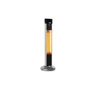 Blumfeldt Heat Guru Radiateur infrarouge 2000W - 3 niveaux de chauffage - Minuterie et télécommande - Argent Gris G
